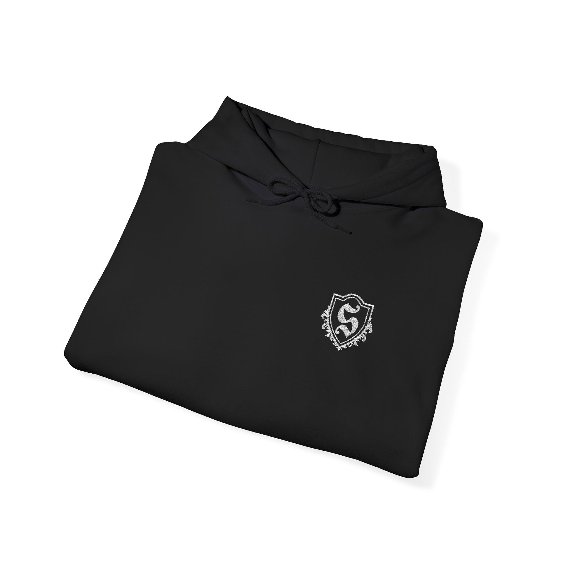 Black Hooded Signature Logo Sweatshirt - Legacy by Smartzee